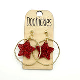 Freedom Star Dangles - Patriotic Acrylic Earring