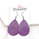 1.5" Ditsy Flowers Mini Collection (Leather) -Earrings