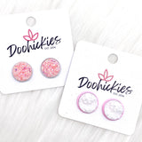 12mm Breast Cancer Awareness Studs