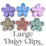 Large Daisy Clips Pack -Hair Clips