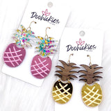2" Pineapple Acrylics -Summer Earrings