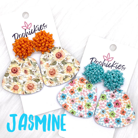 2" Summer Jasmines -Summer Earrings