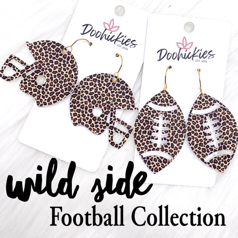 Wild Side Football Collection -Sports Earrings