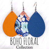 2" Boho Floral Mini Collection -Fall Earrings