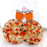 2" Fall Feels Piggyback Dangle Acrylics- Fall Earrings