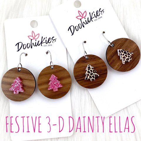 1.25" Festive 3-D Dainty Ellas