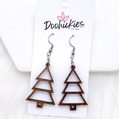 1.75" Wooden Christmas Trees