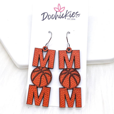 Basketball Mom -Sports Earrings
