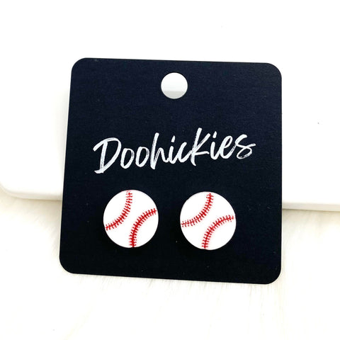 Baseball Gear Studs -Sports Earrings