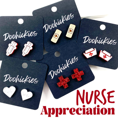 Nurse Appreciation Singles -Nurse Earrings