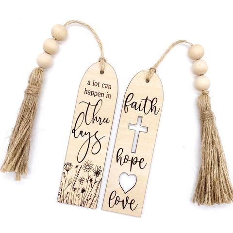 The Faith Wooden Bookmark Collection