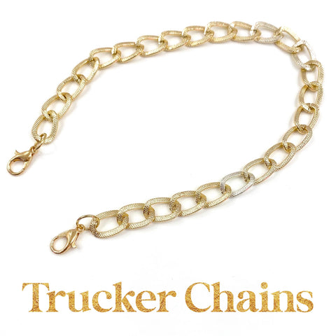 Textured Gold Trucker Chains