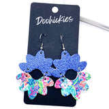 2.5" Summer Paradise Blossoms -Summer Earrings