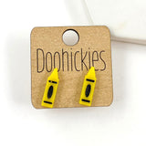 Crayon Acrylic Studs - Back to School Teacher Earring