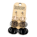 2" Fall Pumpkin Dangles - Fall Acrylic Earrings