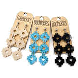 3" Aztec Acrylic Drops - Western Earrings