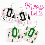 Merry Bellas - Christmas Acrylic Earrings