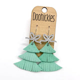 Fa La La Fringy Trees - Christmas Earrings