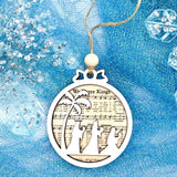 Nativity Song Lyrics Christmas Ornaments