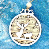 Nativity Song Lyrics Christmas Ornaments