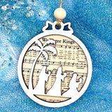 Nativity Song Lyrics Christmas Ornaments