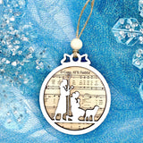 Nativity Song Lyrics Christmas Ornaments