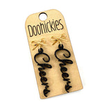 1.75" Cheer to the New Year Acrylic Dangle Earrings