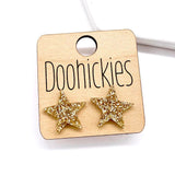 14mm Shine Bright Star Studs - New Years Earrings