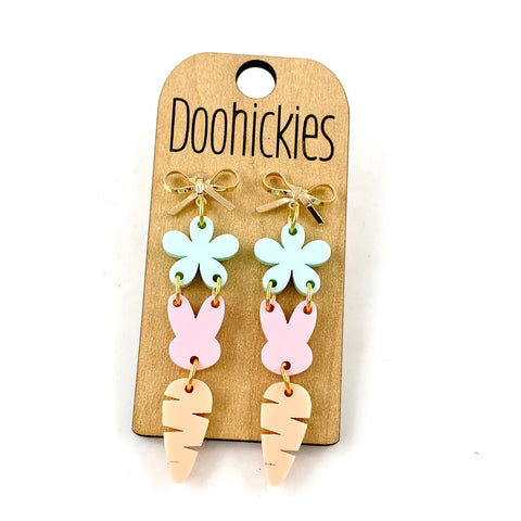 Easter Trifecta Dangles - Easter Earrings