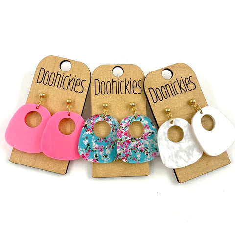 Cherry Blossom Gracies Dangles - Spring Acrylic Earrings