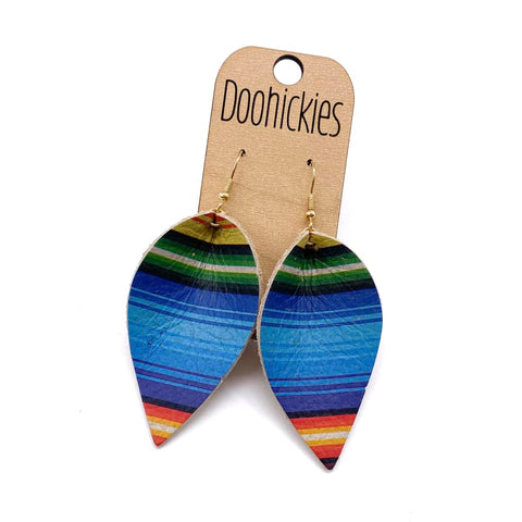 2.5" Serape Petals - Cinco de Mayo Earrings