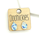The Summer Fling DAINTY Teardrop Stud Earrings