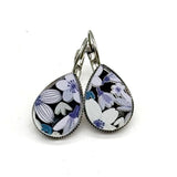 The Pastel Floral Big as Texas Teardrop Dangle Earrings