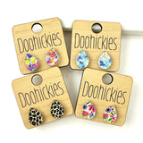 The Summer Fling DAINTY Teardrop Stud Earrings