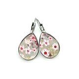 The Pastel Floral Big as Texas Teardrop Dangle Earrings