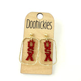 USA Bar Dangles - Patriotic Acrylic Earring