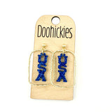 USA Bar Dangles - Patriotic Acrylic Earring