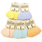 The Stripes of Summer Jasmines Collection - Corkie Earrings