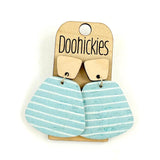 The Stripes of Summer Jasmines Collection - Corkie Earrings