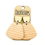 The Stripes of Summer Jasmines Collection - Corkie Earrings