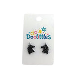 Tiny Glitter Unicorn Doolittle Acrylic Stud Earrings