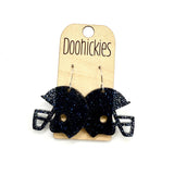 1.25" Glitter School Spirit Football Helmet Dangles - Custom Spirit Earrings - 9 Color Options