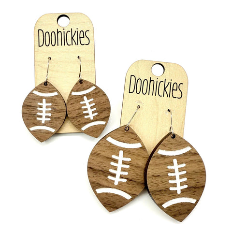 Vintage Football Collection - Football Sports Earrings - 2 Sizes
