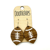 Vintage Football Collection - Football Sports Earrings - 2 Sizes