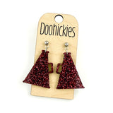 Glitter Cheer Megaphone Dangles - Custom Spirit Earrings