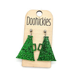 Glitter Cheer Megaphone Dangles - Custom Spirit Earrings