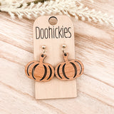 Dainty Wood Fall Dangle Earring Collection