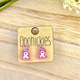 Pink Out Ribbon Megaphone Earring Collection - Breast Cancer Awareness Earrings