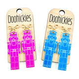 Glitter Nutcracker Collection - Christmas Acrylic Earrings