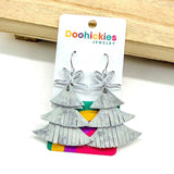 Holly Jolly Fringy Trees - Christmas Earrings
